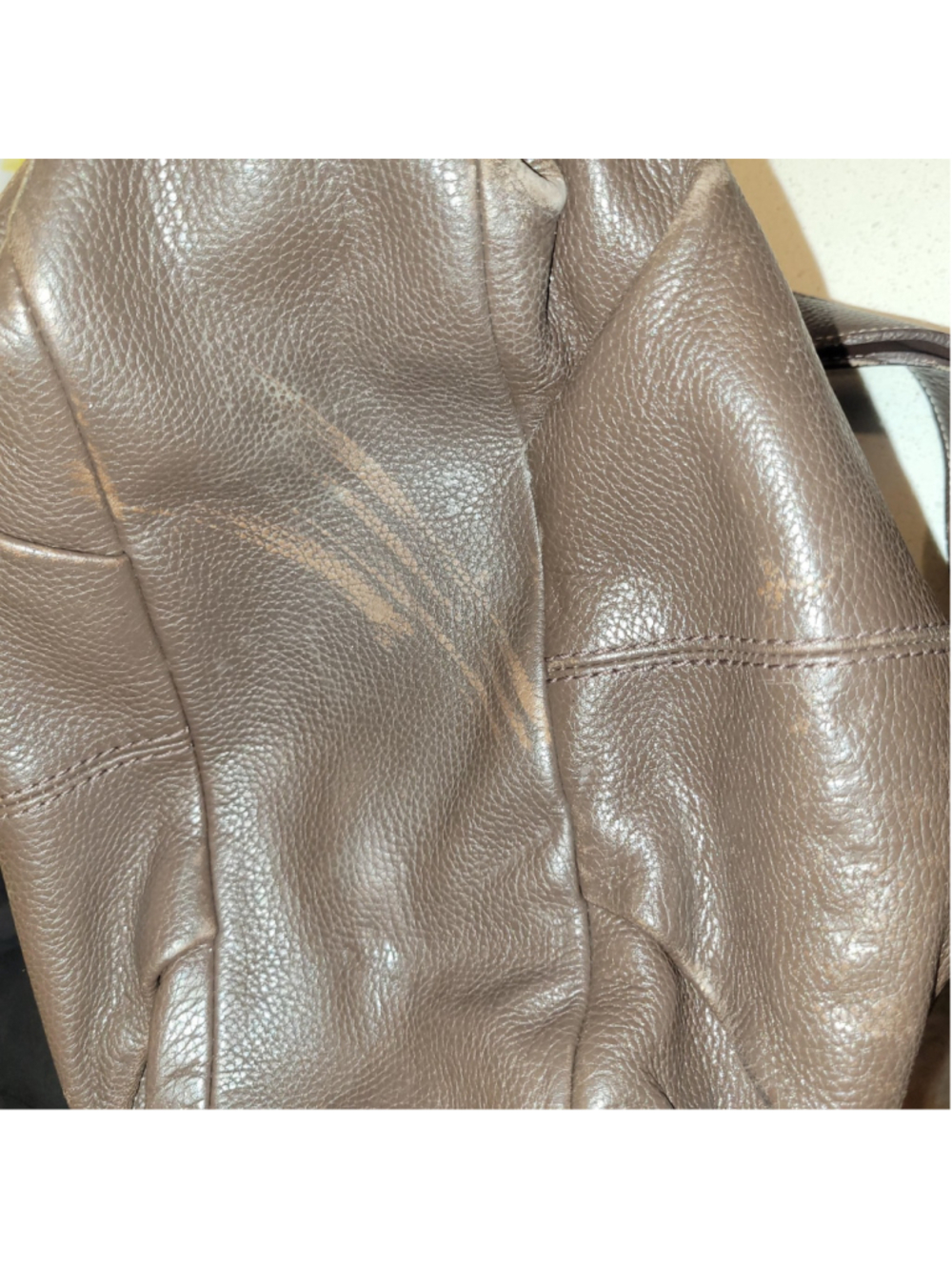 Coach F15064 Women's Brown Leather Duffle Hobo Convertible Shoulder Bag Purse - Picture 13 of 13